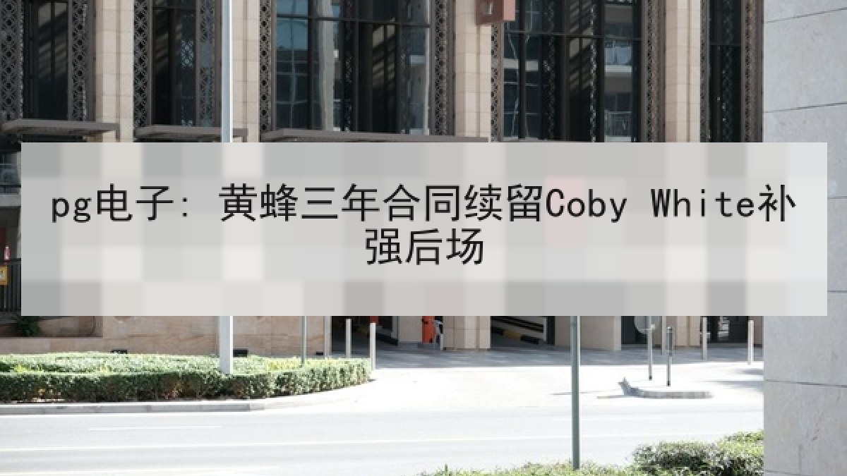 pg电子: 黄蜂三年合同续留Coby White补强后场